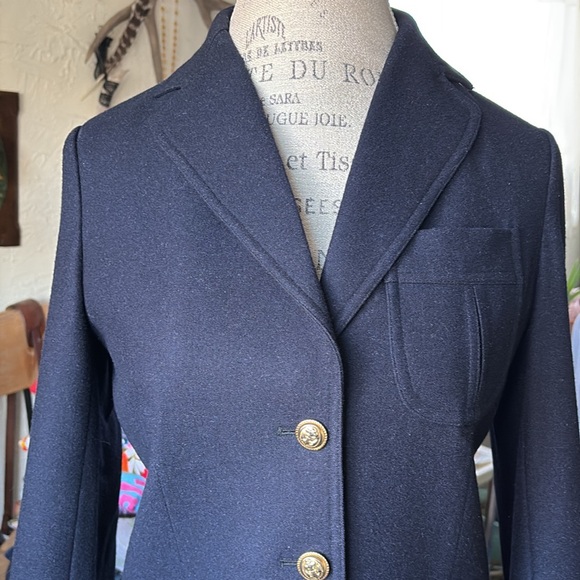 Vintage Steffi Pik New York Navy Style Blazer ~ Size Small - Picture 2 of 12